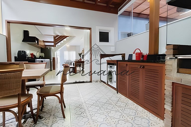 Casa Cabana - Condomínio de frente para a Praia
