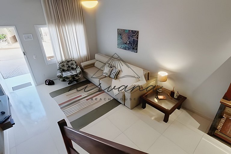 Casa Cabana - Condomínio de frente para a Praia