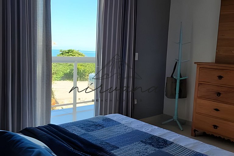 Casa Serena Condomínio de frente para a praia