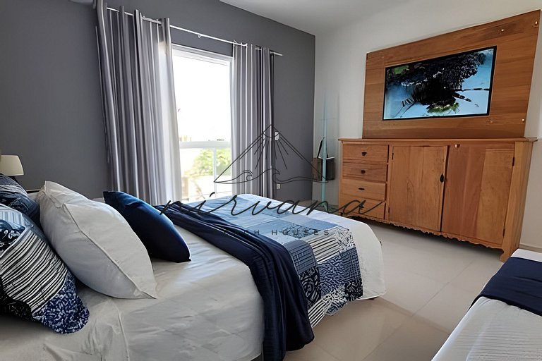 Casa Serena Condomínio de frente para a praia