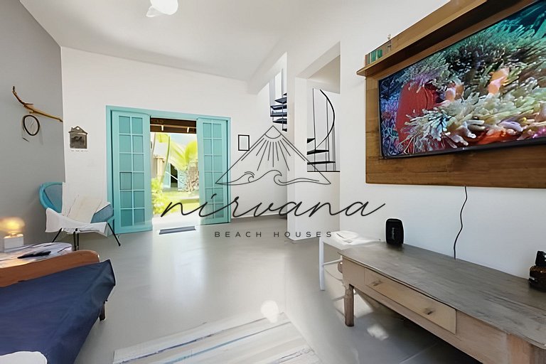 Casa Vila da Brava - Cond. 7 min a pé da praia