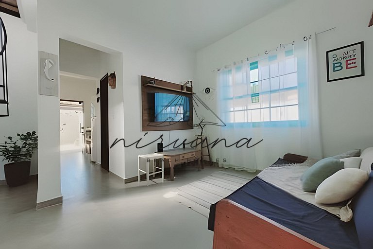 Casa Vila da Brava - Cond. 7 min a pé da praia