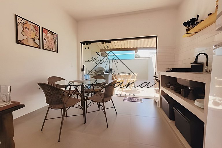 Casa Vila da Brava - Cond. 7 min a pé da praia