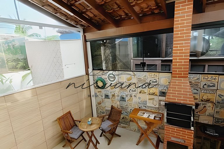 Casa Charme - Condomínio de frente para a Praia