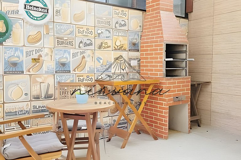 Casa Charme - Condomínio de frente para a Praia