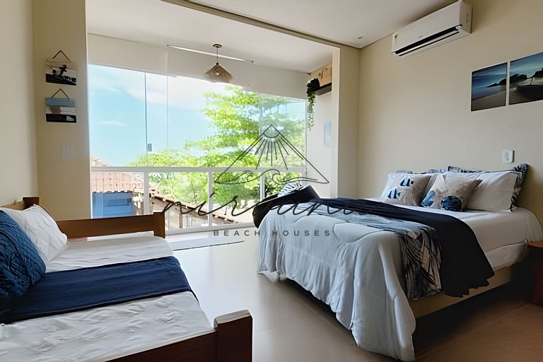 Casa Charme - Condomínio de frente para a Praia