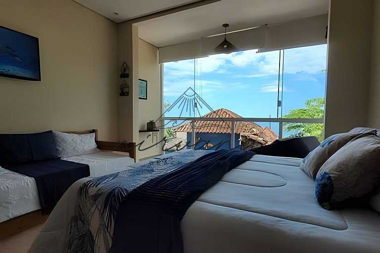 Casa Charme - Condomínio de frente para a Praia