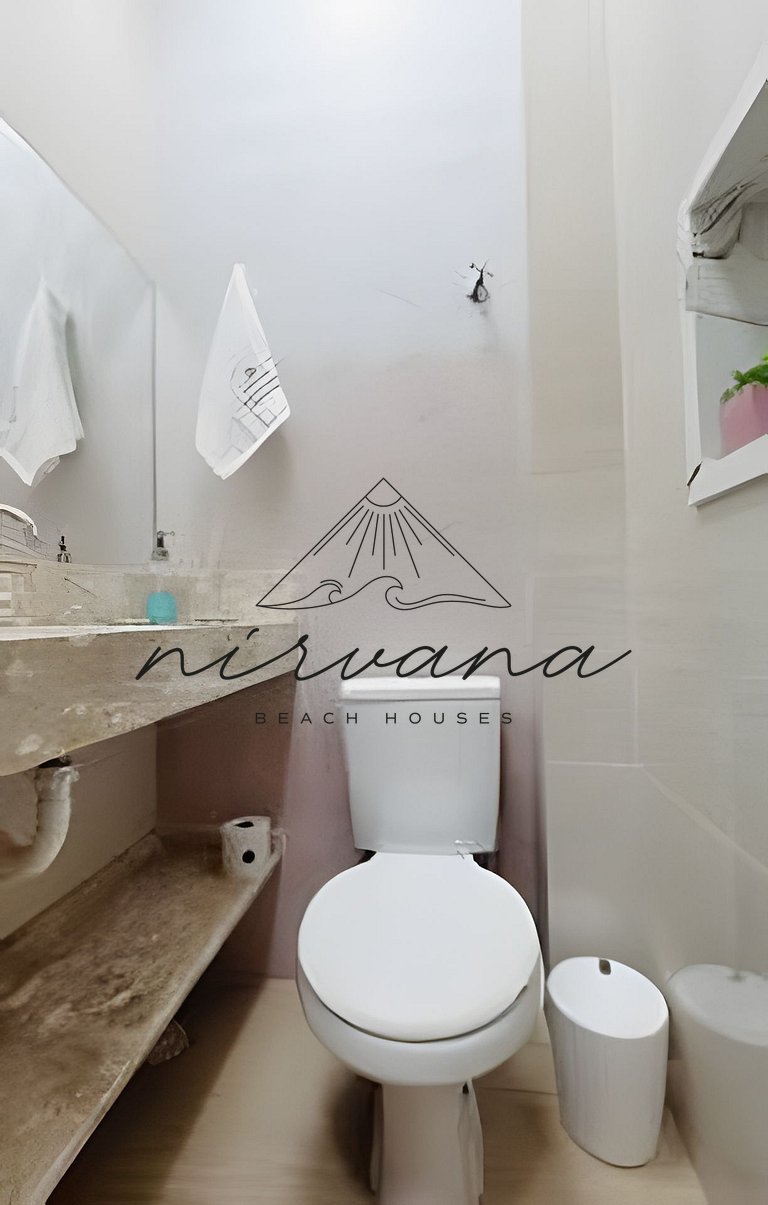 Casa Charme - Condomínio de frente para a Praia
