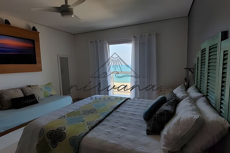 Casa Vista Mar - Condomínio de Frente para a Praia
