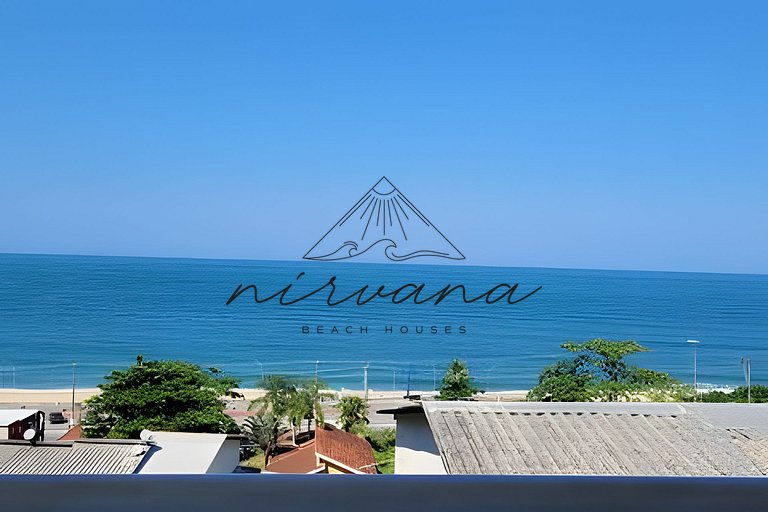Casa Vista Mar - Condomínio de Frente para a Praia