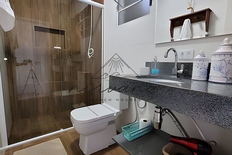 Casa Vista Mar - Condomínio de Frente para a Praia