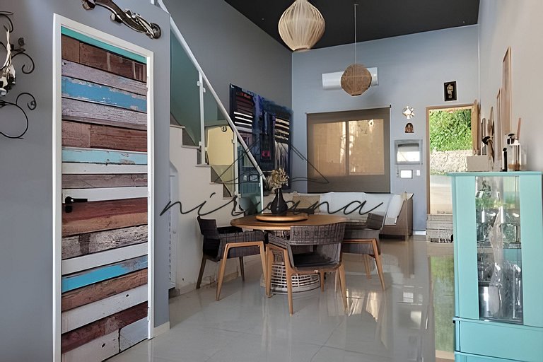 Casa Vista Mar - Condomínio de Frente para a Praia
