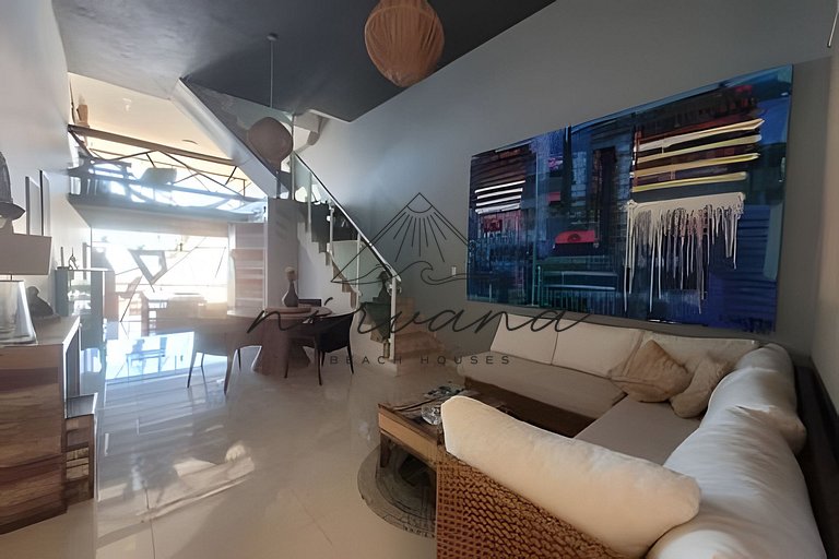 Casa Vista Mar - Condomínio de Frente para a Praia
